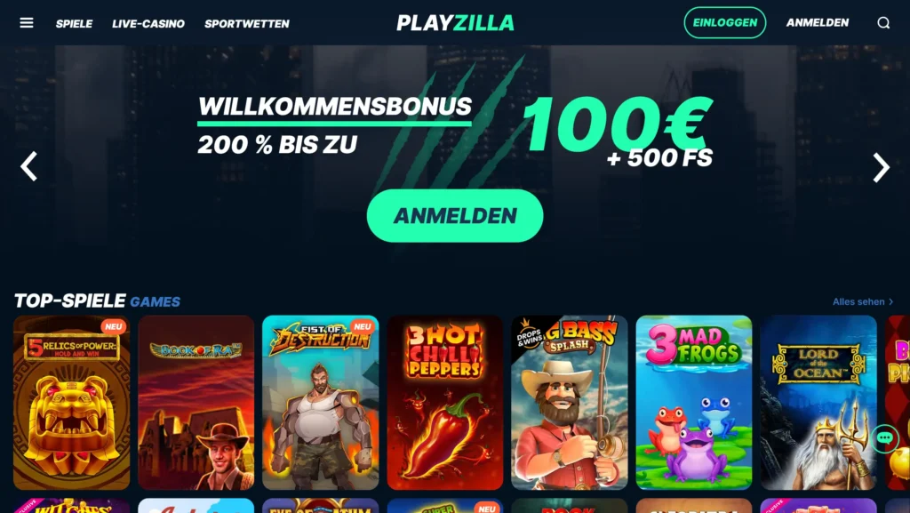 Playzilla Casino ohne Verifizierung